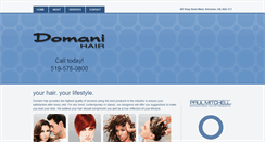 Desktop Screenshot of domanihair.ca